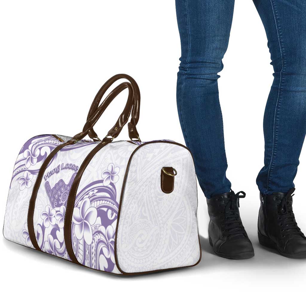 Aloha Hawaii Shaka Travel Bag Hang Loose Purple Version - Polynesian Pride
