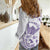 Aloha Hawaii Shaka Women Casual Shirt Hang Loose Purple Version - Polynesian Pride