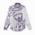 Aloha Hawaii Shaka Women Casual Shirt Hang Loose Purple Version - Polynesian Pride