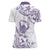 Aloha Hawaii Shaka Women Polo Shirt Hang Loose Purple Version - Polynesian Pride