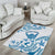 Aloha Hawaii Shaka Area Rug Hang Loose Blue Version - Polynesian Pride