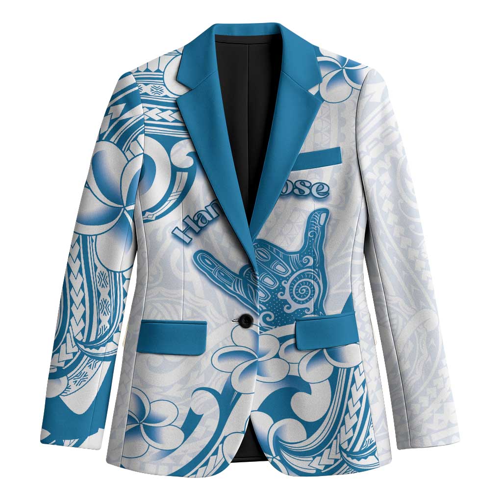 Aloha Hawaii Shaka Blazer Hang Loose Blue Version DT05 Unisex Blue - Polynesian Pride