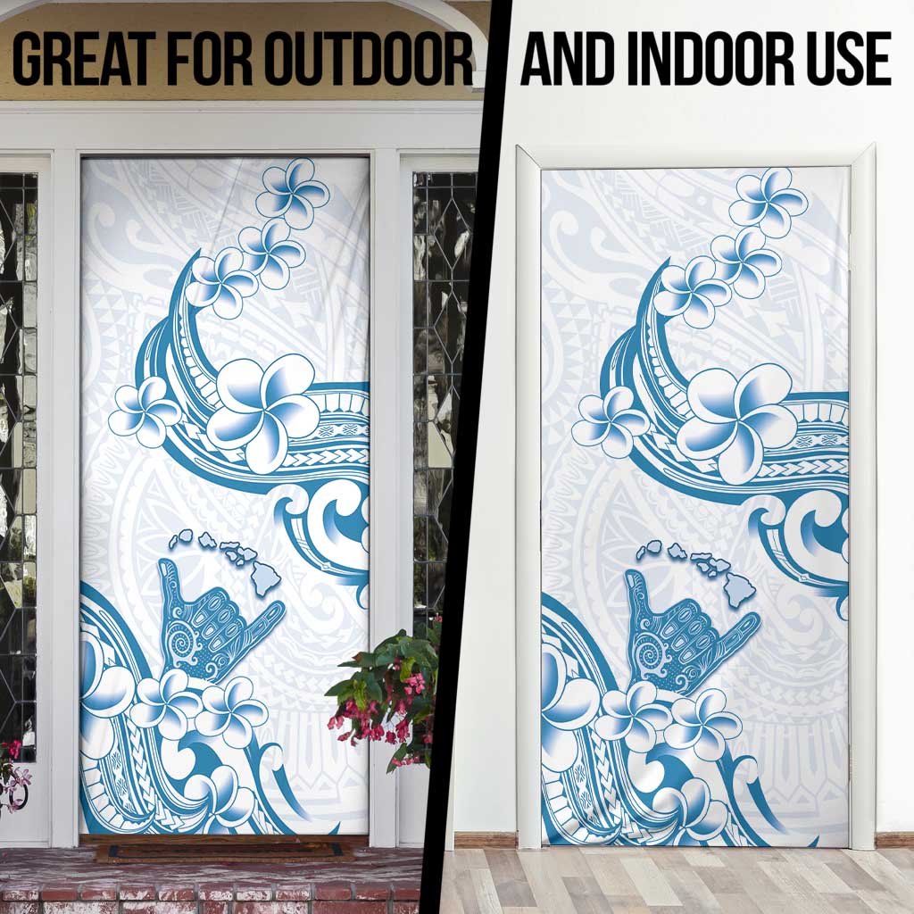 Aloha Hawaii Shaka Door Cover Hang Loose Blue Version - Polynesian Pride