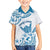 Aloha Hawaii Shaka Family Matching Tank Maxi Dress and Hawaiian Shirt Hang Loose Blue Version - Polynesian Pride