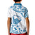 Aloha Hawaii Shaka Kid Polo Shirt Hang Loose Blue Version - Polynesian Pride
