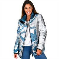 Aloha Hawaii Shaka Padded Jacket Hang Loose Blue Version - Polynesian Pride