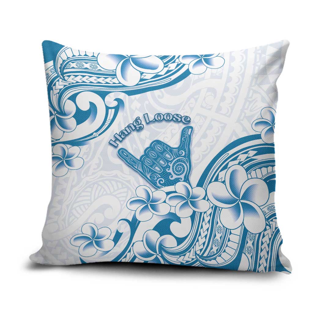 Aloha Hawaii Shaka Pillow Cover Hang Loose Blue Version DT05 Blue - Polynesian Pride