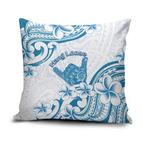 Aloha Hawaii Shaka Pillow Cover Hang Loose Blue Version DT05 Blue - Polynesian Pride