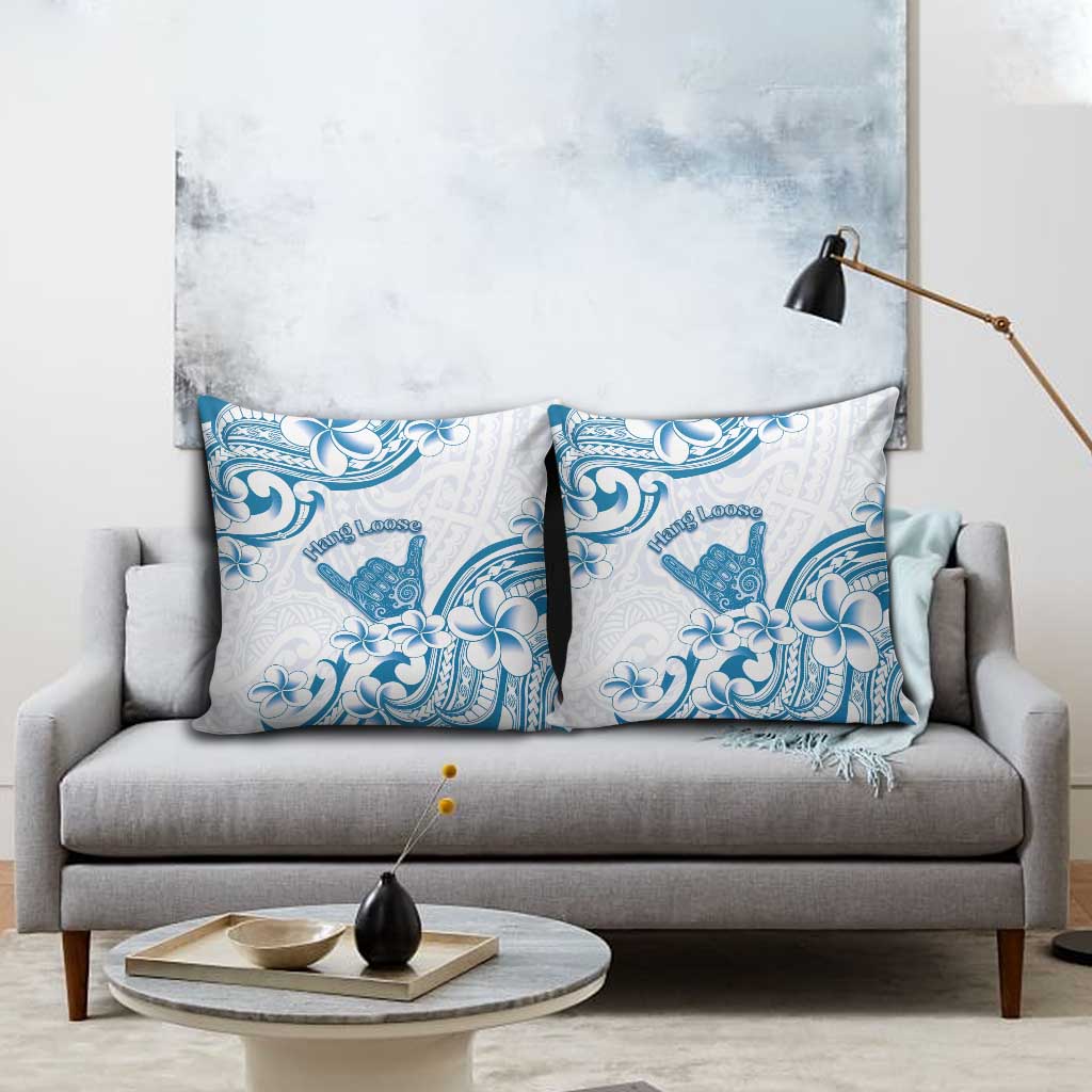 Aloha Hawaii Shaka Pillow Cover Hang Loose Blue Version DT05 - Polynesian Pride