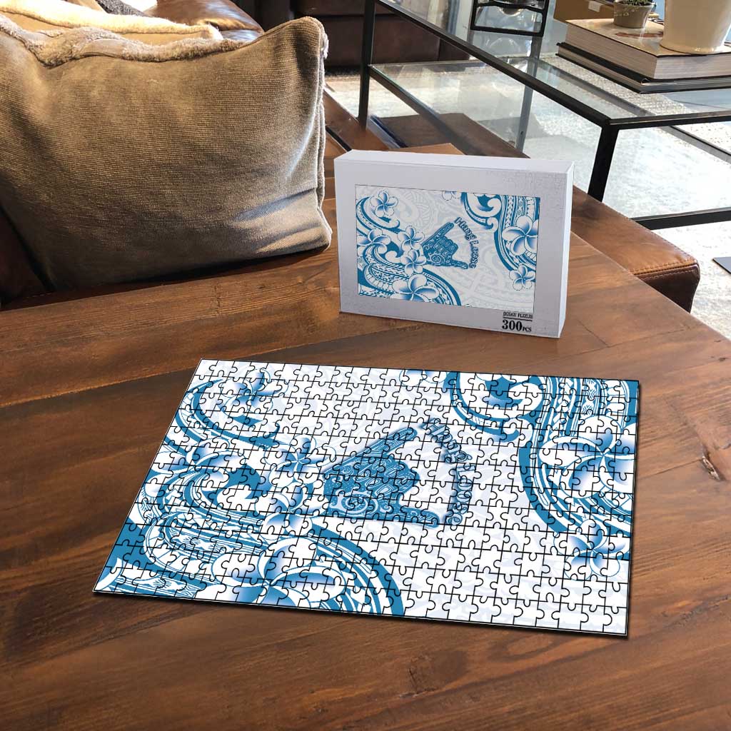 Aloha Hawaii Shaka Puzzle Hang Loose Blue Version - Polynesian Pride