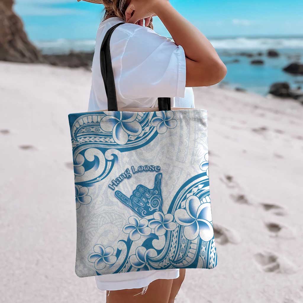 Aloha Hawaii Shaka Tote Bag Hang Loose Blue Version - Polynesian Pride