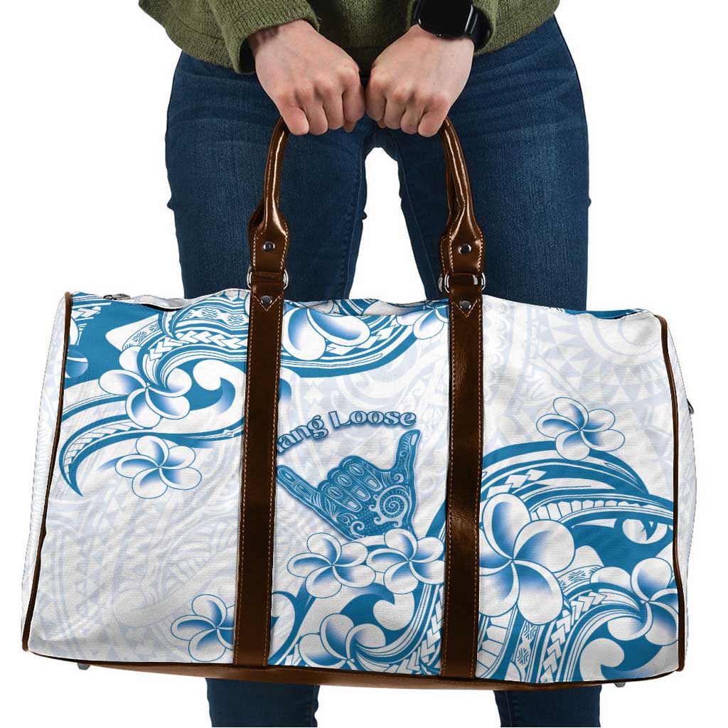 Aloha Hawaii Shaka Travel Bag Hang Loose Blue Version - Polynesian Pride