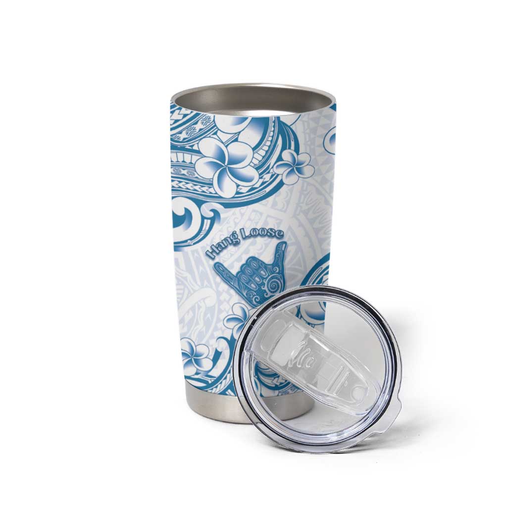Aloha Hawaii Shaka Tumbler Cup Hang Loose Blue Version - Polynesian Pride