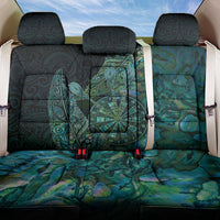 New Zealand Dart Back Car Seat Cover Maori Fern With Paua Shell DT05 One Size Green - Polynesian Pride