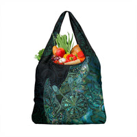 New Zealand Dart Grocery Bag Maori Fern With Paua Shell - Polynesian Pride