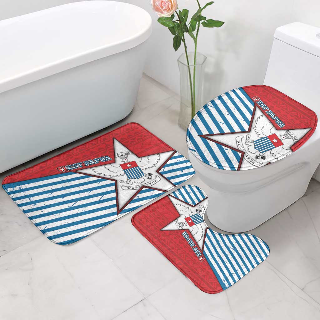 West Papua Morning Star Bathroom Set One People One Soul - Polynesian Pride