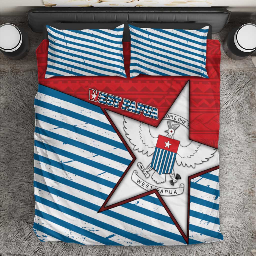 West Papua Morning Star Bedding Set One People One Soul - Polynesian Pride