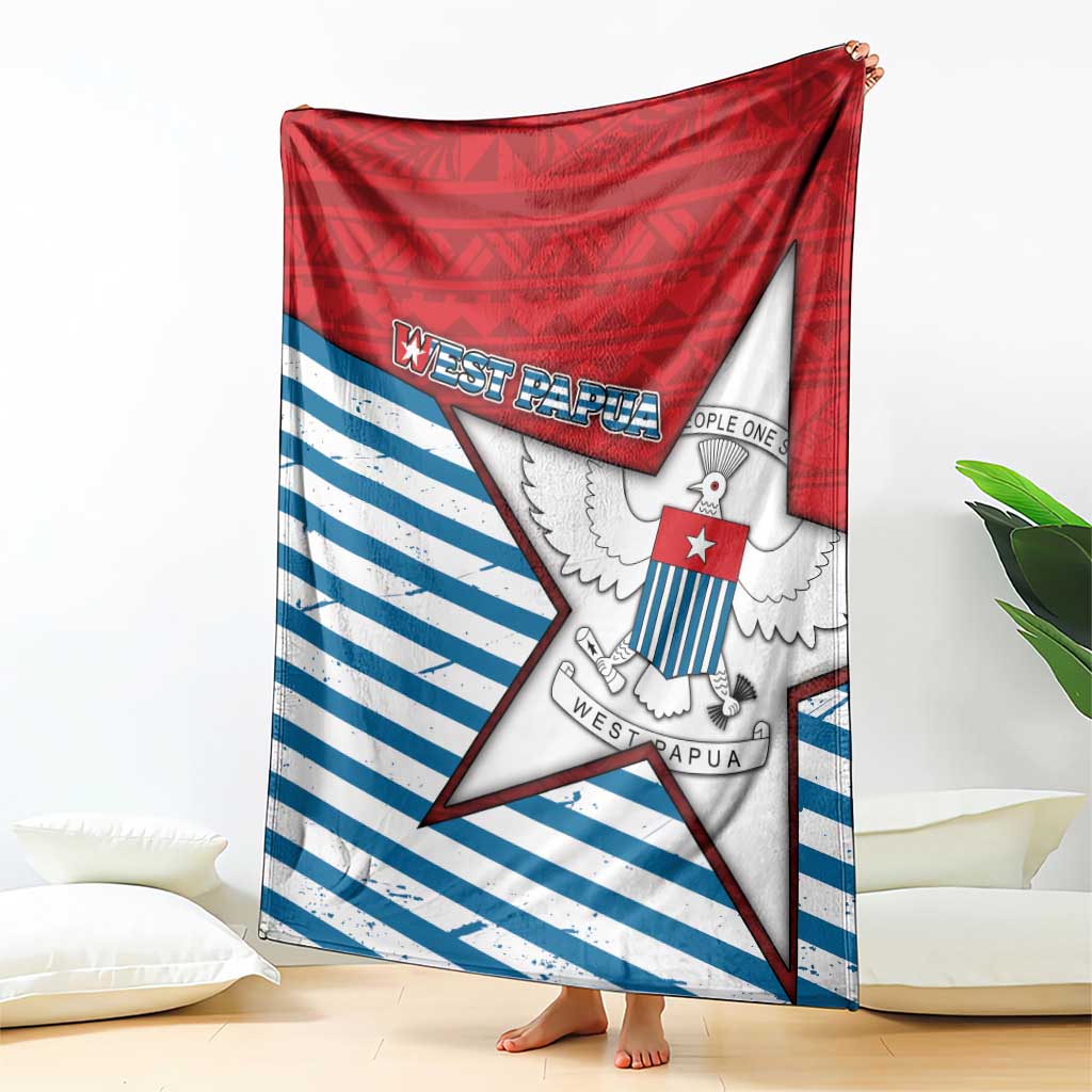 West Papua Morning Star Blanket One People One Soul - Polynesian Pride