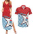 West Papua Morning Star Couples Matching Summer Maxi Dress and Hawaiian Shirt One People One Soul - Polynesian Pride