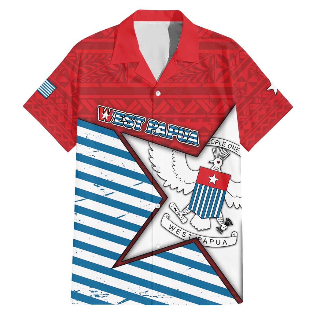 West Papua Morning Star Family Matching Mermaid Dress and Hawaiian Shirt One People One Soul - Polynesian Pride