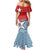 West Papua Morning Star Family Matching Mermaid Dress and Hawaiian Shirt One People One Soul - Polynesian Pride