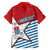 West Papua Morning Star Family Matching Off The Shoulder Long Sleeve Dress and Hawaiian Shirt One People One Soul - Polynesian Pride