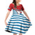 West Papua Morning Star Family Matching Off Shoulder Short Dress and Hawaiian Shirt One People One Soul - Polynesian Pride
