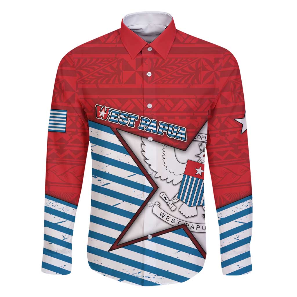 West Papua Morning Star Family Matching Short Sleeve Bodycon Dress and Hawaiian Shirt One People One Soul - Polynesian Pride