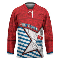 West Papua Morning Star Hockey Jersey One People One Soul - Polynesian Pride