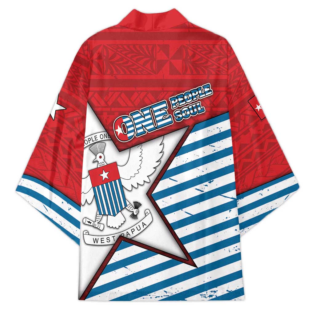 West Papua Morning Star Kimono One People One Soul DT05 - Polynesian Pride