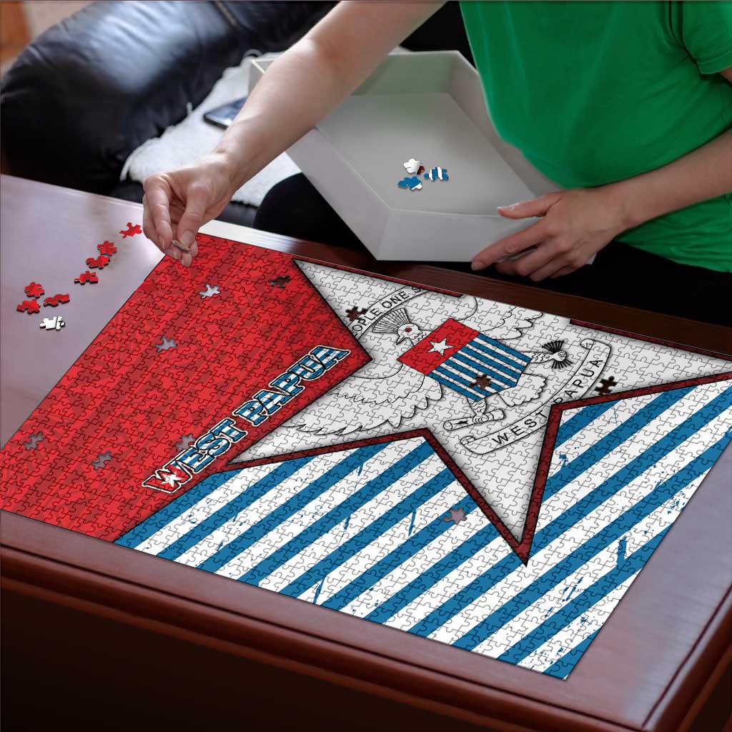 West Papua Morning Star Puzzle One People One Soul - Polynesian Pride