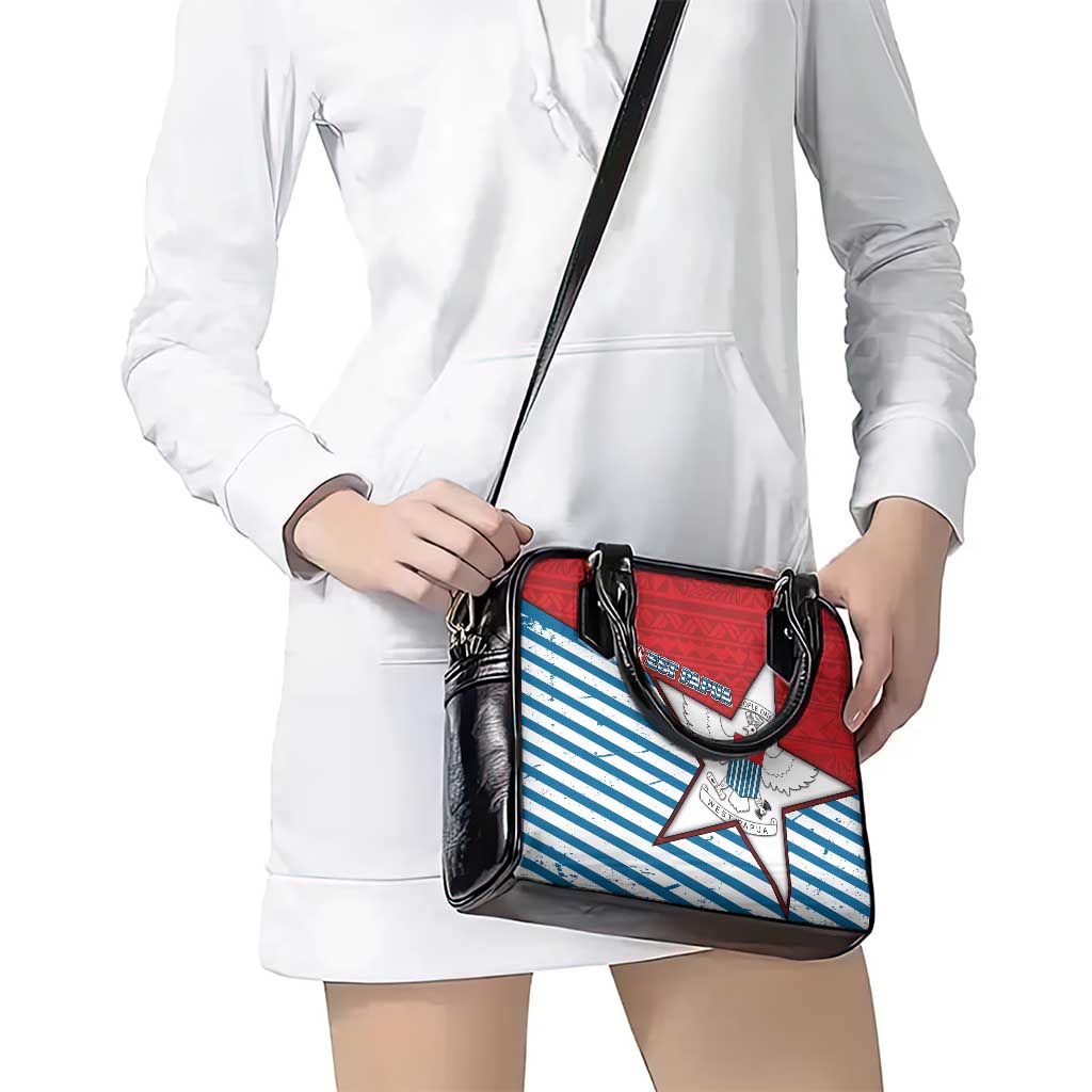 West Papua Morning Star Shoulder Handbag One People One Soul DT05 - Polynesian Pride