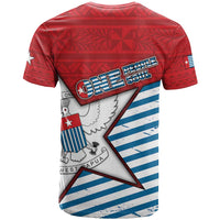 West Papua Morning Star T Shirt One People One Soul - Polynesian Pride