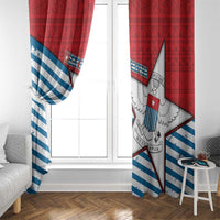 West Papua Morning Star Window Curtain One People One Soul DT05 - Polynesian Pride