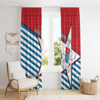 West Papua Morning Star Window Curtain One People One Soul DT05 - Polynesian Pride