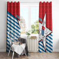 West Papua Morning Star Window Curtain One People One Soul DT05 - Polynesian Pride