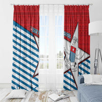West Papua Morning Star Window Curtain One People One Soul DT05 - Polynesian Pride