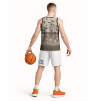 Hawaii Christmas In July Basketball Jersey Beige Mele Kalikimaka Sea Animals DT05 - Polynesian Pride