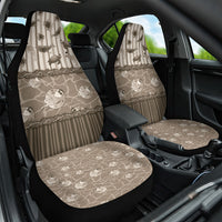 Hawaii Christmas In July Car Seat Cover Beige Mele Kalikimaka Sea Animals DT05 One Size Beige - Polynesian Pride
