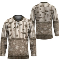 Hawaii Christmas In July Hockey Jersey Beige Mele Kalikimaka Sea Animals DT05 - Polynesian Pride