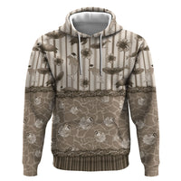 Hawaii Christmas In July Hoodie Beige Mele Kalikimaka Sea Animals DT05 Pullover Hoodie Beige - Polynesian Pride