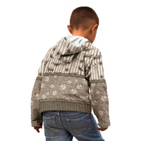 Hawaii Christmas In July Kid Hoodie Beige Mele Kalikimaka Sea Animals DT05 - Polynesian Pride