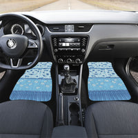 Hawaii Christmas In July Car Mats Sky Blue Mele Kalikimaka Sea Animals