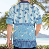 Hawaii Christmas In July Hawaiian Shirt Sky Blue Mele Kalikimaka Sea Animals DT05 - Polynesian Pride