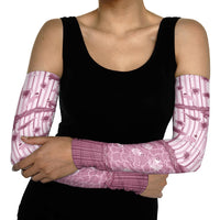 Hawaii Christmas In July Arm Sleeves Dusty Pink Mele Kalikimaka Sea Animals DT05 - Polynesian Pride