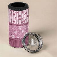 Hawaii Christmas In July 4 in 1 Can Cooler Tumbler Dusty Pink Mele Kalikimaka Sea Animals DT05 - Polynesian Pride