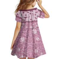 Hawaii Christmas In July Family Matching Off Shoulder Short Dress and Hawaiian Shirt Dusty Pink Mele Kalikimaka Sea Animals DT05 - Polynesian Pride