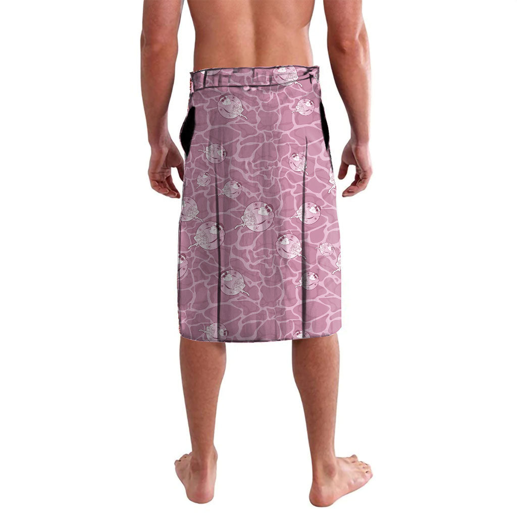 Hawaii Christmas In July Lavalava Dusty Pink Mele Kalikimaka Sea Animals