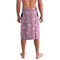 Hawaii Christmas In July Lavalava Dusty Pink Mele Kalikimaka Sea Animals