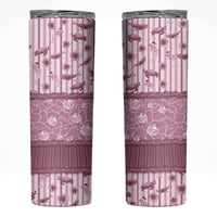 Hawaii Christmas In July Skinny Tumbler Dusty Pink Mele Kalikimaka Sea Animals DT05 Pink - Polynesian Pride